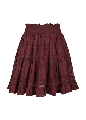 Callia s voile skirt Burgundy Neo Noir 